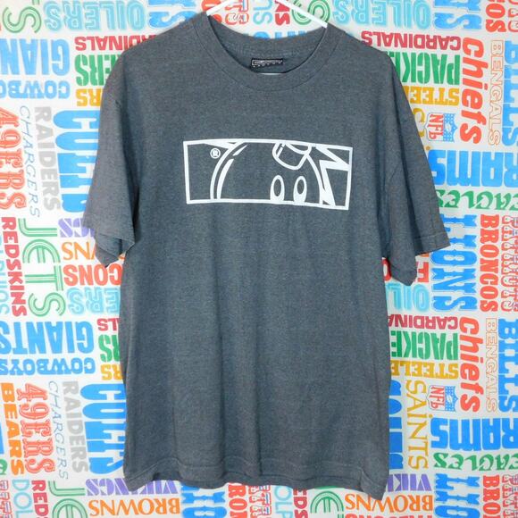 The Hundreds Adam Bomb Box Logo Graphic T Shirt Size L Gray - Picture 1 of 5